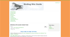 Desktop Screenshot of birdingsiteguide.com